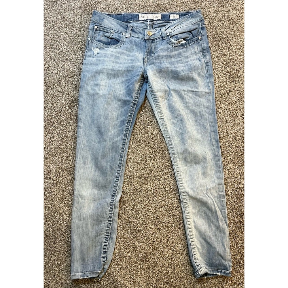 BKE‎ Buckle Jeans Womens 31 S Stella skinny straight leg denim Distressed